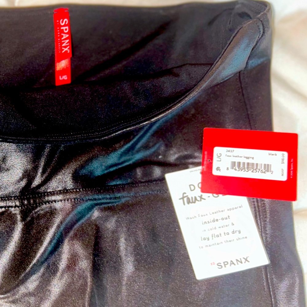 COPY - COPY - SPANX faux leather legging